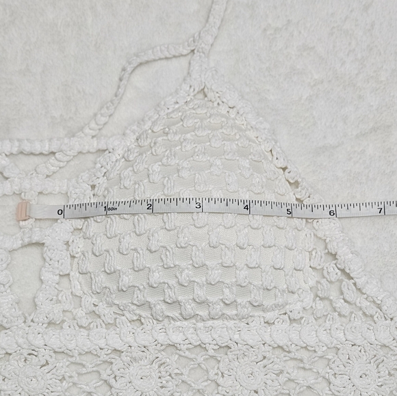 Crochet Open Back Halter Top - Picture 14 of 16